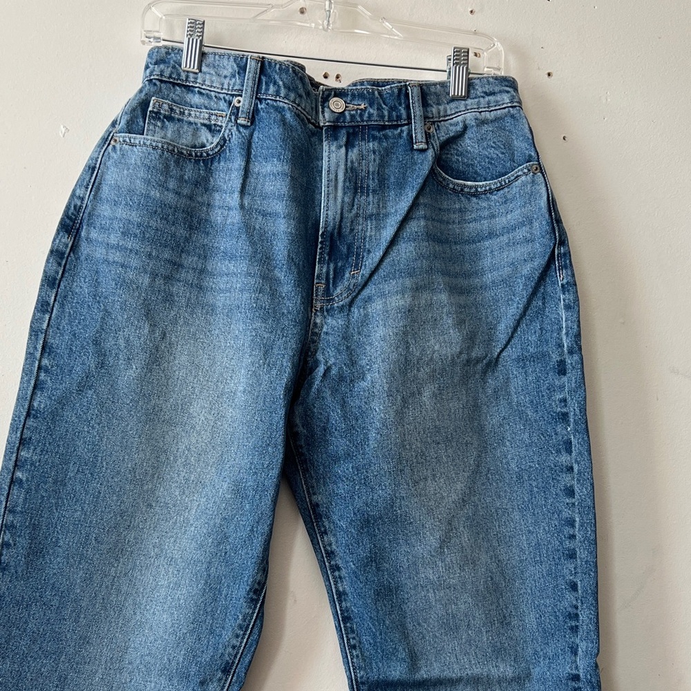 Lucky Brand High Rise Mom jeans 10/30 Ankle with raw hem (NWT)